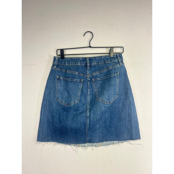 Woman's Western 90s Festival Denim Skirt - Casual Vintage‎ Size 4 - Picture 8 of 9